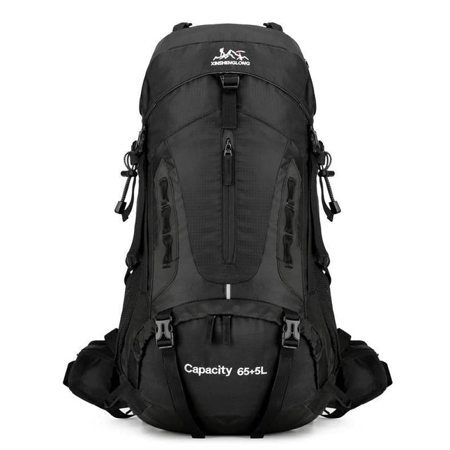 Wytrzymały pakiet wyprawowy PeakPioneer 60L | Osłona przeciwdeszczowa i ergonomiczne wsparcie | Wiele przegródek | Niezbędne w podróżach i przygodach