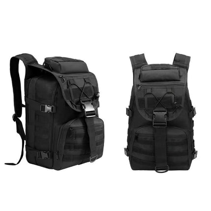 Plecak taktyczny wojskowy damski Noustia | 40L | Nylon 1000D odporny na zarysowania | systemu MOLLE | Kamuflaż | Podróże, wędrówki, biwakowanie, wędkowanie | Kieszenie z zamkiem | Wygodne szelki