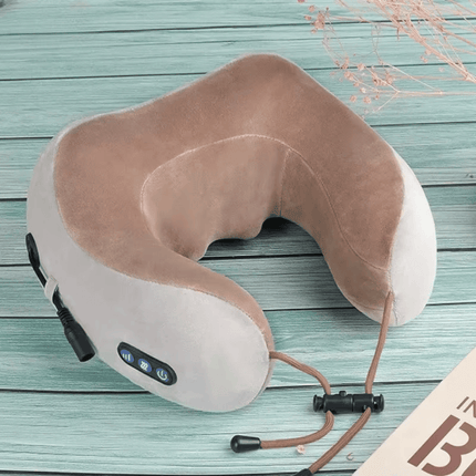 Noustia | Urządzenie do relaksu | Techniki masażu Shiatsu | Przyjazne w podróży | Ładowalne USB | Aksamit i pianka z pamięci | Uśmierzane jest dostarczane i dostarczane | Ergonomiczny kształtowy U | Lekki i przenośny