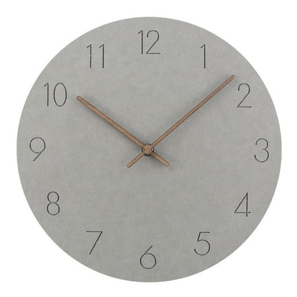 Nowoczesny minimalistyczny zegar ścienny | Elegancki, cichy zegarek do domu | Stylowy skandynawski design
