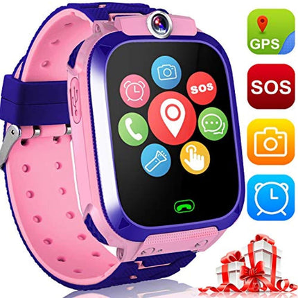 Dziecięcy smartwatch GPS | Funkcja aparatu i połączenia | Przycisk SOS dla bezpieczeństwa | Jasne kolory | Projekt przyjazny dzieciom