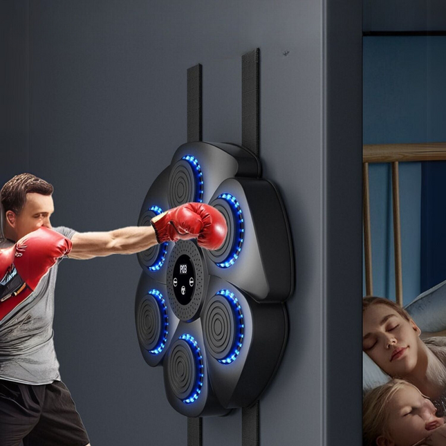 Inteligentny interaktywny trener boksu | Bluetooth włączony | Rodzinny sprzęt fitness z możliwością regulacji | Trwała konstrukcja | Rozwiązanie do ćwiczeń w domu