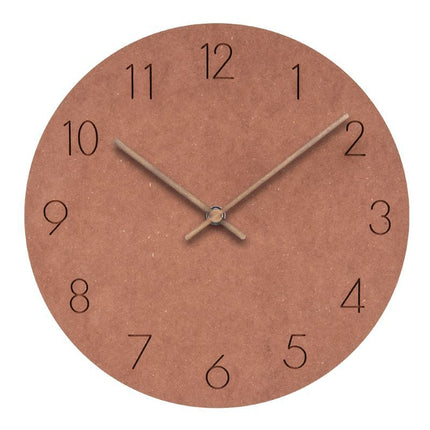 Nowoczesny minimalistyczny zegar ścienny | Elegancki, cichy zegarek do domu | Stylowy skandynawski design