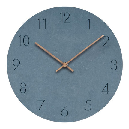 Nowoczesny minimalistyczny zegar ścienny | Elegancki, cichy zegarek do domu | Stylowy skandynawski design