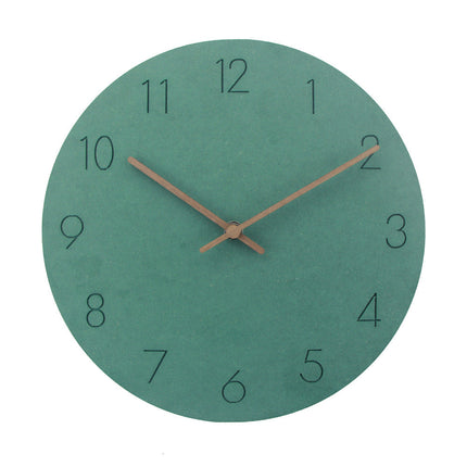 Nowoczesny minimalistyczny zegar ścienny | Elegancki, cichy zegarek do domu | Stylowy skandynawski design