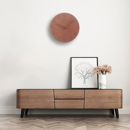 Nowoczesny minimalistyczny zegar ścienny | Elegancki, cichy zegarek do domu | Stylowy skandynawski design