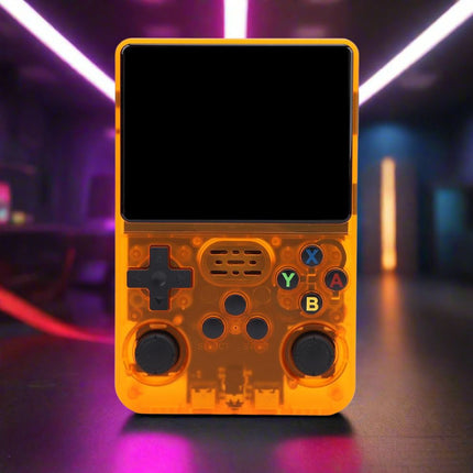 Retro konsola do gier | 20 000 klasycznych gier | Pamięć 128 GB | Podwójne joysticki | Wyświetlacz IPS HD 3,5" | Czterordzeniowy procesor RK3326 | Bateria ponad 10 godzin | Wbudowany głośnik i port audio 3,5 mm | Nostalgiczna rozrywka
