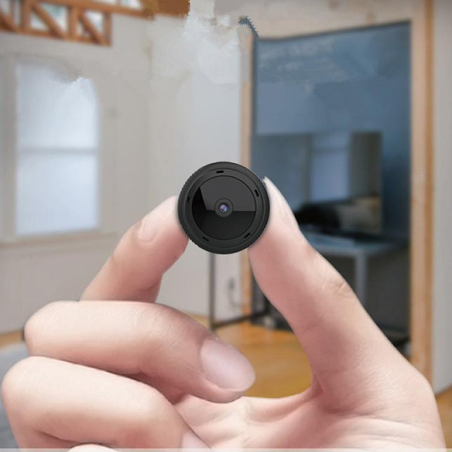 Mini kamera WiFi bezpieczeństwa 1080P HD | Aplikacja na smartfona | Noktowizor | Nadzor bezprzewodowy | Przenośna konstrukcja | Wykrywanie ruchu | Zdalne regularne | Następnie wgrywając | 12 świateł podczerwonych | Szeroki kąt 150°