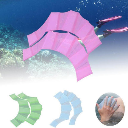 Hydrahand | Płetwy ręczne do szybkiego pływania | Wzmocnij siłę i moc | Idealny do nurkowania, snorkelingu, surfingu | Konstrukcja sieciowa zasilana wodą | Konstrukcja silikonowa | Dostępne rozmiary S, M, L