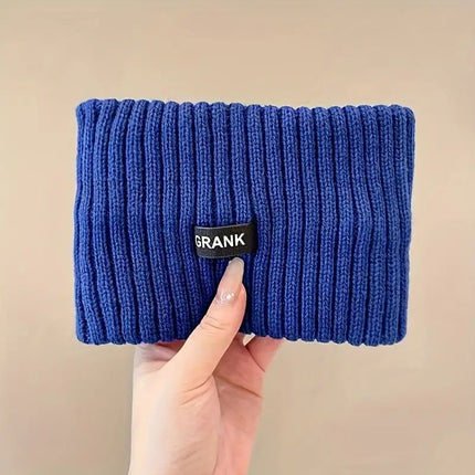 Damska Opaska Zimowa | Ciepła nausznica boho z warkoczowym splotem i kokardką | 100% wełna akrylowa | Artystycznie wykonana robiona z guzikami | Dostępne różne kolory | Na aktywność w zimne dni