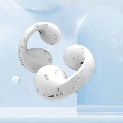 AquaHarmonia | Wodoodporne bezprzewodowe słuchawki douszne Bluetooth | Ultra Bass z ochroną słuchu | IP68 Bezpieczny prysznic | Ponad 24 godziny słuchania | Bluetooth 5.0 | Konstrukcja z klipsem | Czarny lub biały