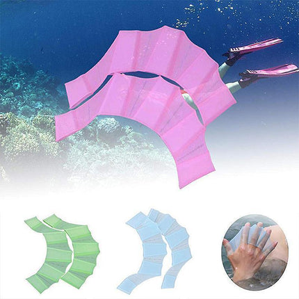 Hydrahand | Płetwy ręczne do szybkiego pływania | Wzmocnij siłę i moc | Idealny do nurkowania, snorkelingu, surfingu | Konstrukcja sieciowa zasilana wodą | Konstrukcja silikonowa | Dostępne rozmiary S, M, L