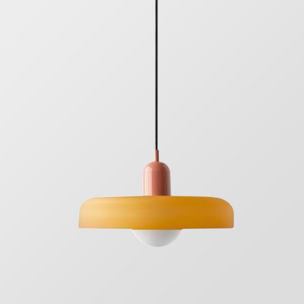 Lampa wisząca Bauhaus | Żywe kolorowe szkło | Nowoczesny design | Funkcjonalny wystrój domu | Energooszczędne oświetlenie do salonu, jadalni i sypialni
