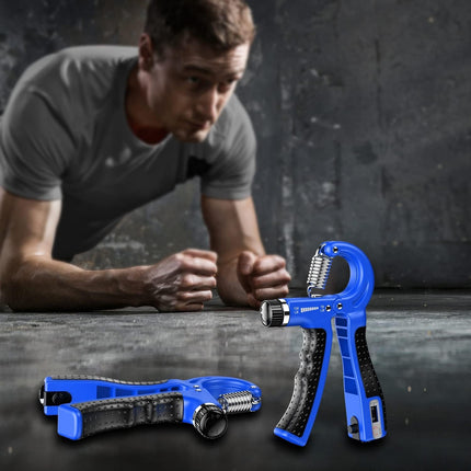 Inteligentny chwytak do obliczeń, 2 sztuki | Regulowany opór 10-130 | Trenażer mocy palców nadgarstka przedramienia z wykorzystaniem licznika | Ergonomiczna konstrukcja | Sprzęt do rehabilitacji i ćwiczeń po urazach