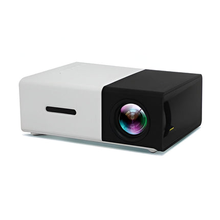 Miniprojektor Ultra HD | Przenośna i kompaktowa konstrukcja | Obsługa rozdzielczości Full HD 1080P | Projekty do 170 cali | Wiele interfejsów: HDMI, USB, audio | Łatwa instalacja | Idealny do filmów, gier wideo i użytku na zewnątrz