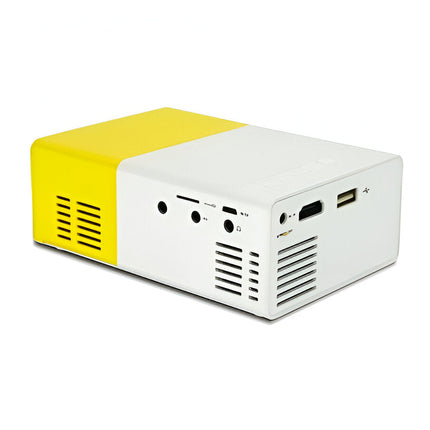 Miniprojektor Ultra HD | Przenośna i kompaktowa konstrukcja | Obsługa rozdzielczości Full HD 1080P | Projekty do 170 cali | Wiele interfejsów: HDMI, USB, audio | Łatwa instalacja | Idealny do filmów, gier wideo i użytku na zewnątrz
