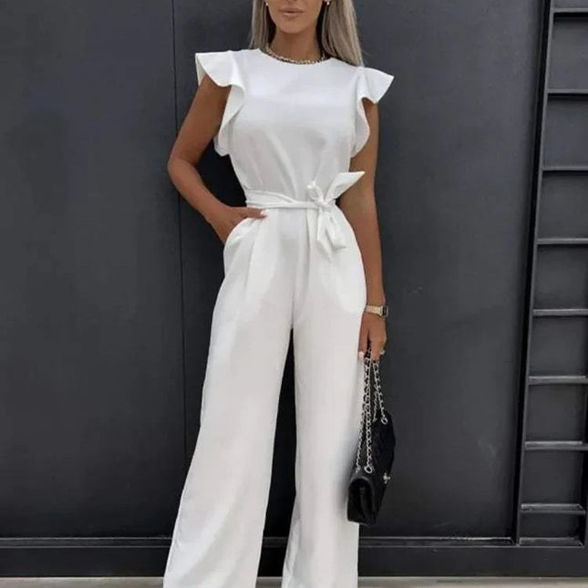 Peach™ | Elegante Jumpsuit met Ruches - Visconte