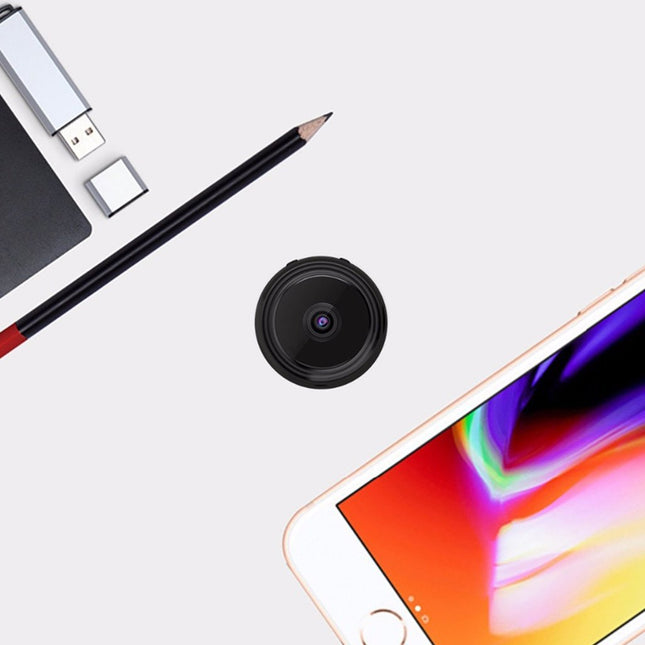 Minikamera Wi-Fi | Kontrola aplikacji na smartfonie | Noktowizor | Przenośny zdalny monitoring | 1080P Full HD | Wykrywanie ruchu | Noktowizor na podczerwień | Następnie wgrywając | Kompaktowy rozmiar | Kamera bezpieczeństwa w domu i przed