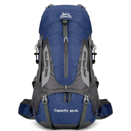 Wytrzymały pakiet wyprawowy PeakPioneer 60L | Osłona przeciwdeszczowa i ergonomiczne wsparcie | Wiele przegródek | Niezbędne w podróżach i przygodach