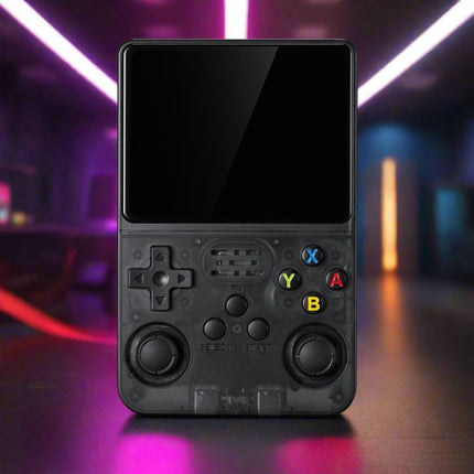 Retro konsola do gier | 20 000 klasycznych gier | Pamięć 128 GB | Podwójne joysticki | Wyświetlacz IPS HD 3,5" | Czterordzeniowy procesor RK3326 | Bateria ponad 10 godzin | Wbudowany głośnik i port audio 3,5 mm | Nostalgiczna rozrywka