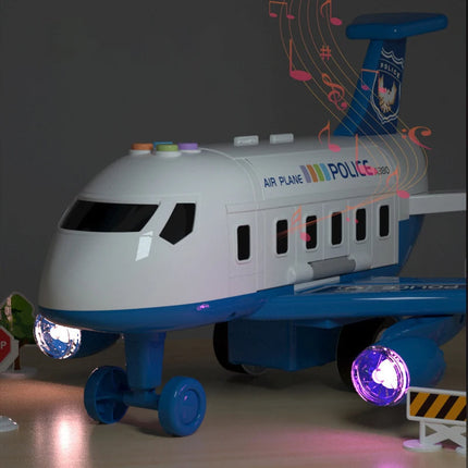 Interaktywna zabawka MegaPlane™ | Światła robocze i dźwięki | Solidna konstrukcja | Kształci koordynację i kreatywność | Akcesoria w zestawie | Zestaw dla dzieci | Lotnicza przygoda | Wiek 3+