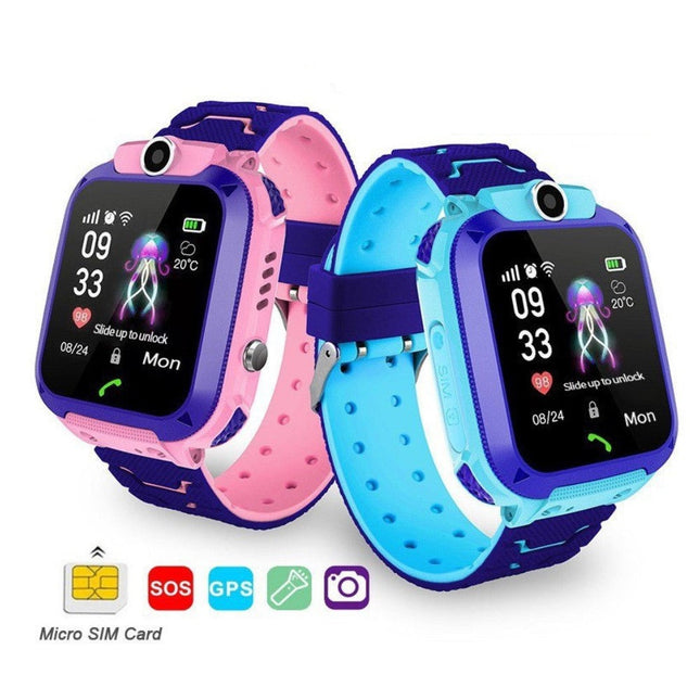 Dziecięcy smartwatch GPS | Funkcja aparatu i połączenia | Przycisk SOS dla bezpieczeństwa | Jasne kolory | Projekt przyjazny dzieciom