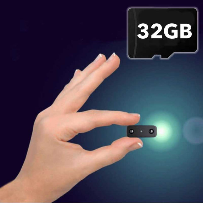 Kamera wideo Micro HD | Wykrywanie ruchu | Noktowizor | Dźwięk | elegancki wygląd | Łatwa obsługa | Następnie wgrywając | Przechwytywanie w dzień iw nocy | Przenośny | Monitorowanie bezpieczeństwa w domu i przed