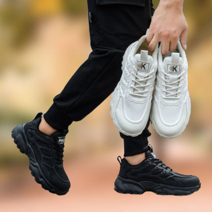Kylero | Męskie buty ochronne ze stalowymi noskami | Ochrona przed uderzeniem | Regularny krój | Trwały tweed i poliester | Wiele opcji kolorów | Stylowe obuwie robocze