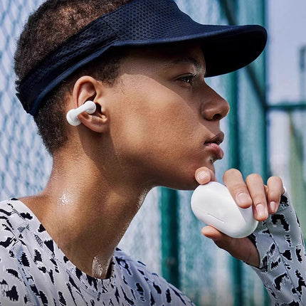 AquaHarmonia | Wodoodporne bezprzewodowe słuchawki douszne Bluetooth | Ultra Bass z ochroną słuchu | IP68 Bezpieczny prysznic | Ponad 24 godziny słuchania | Bluetooth 5.0 | Konstrukcja z klipsem | Czarny lub biały