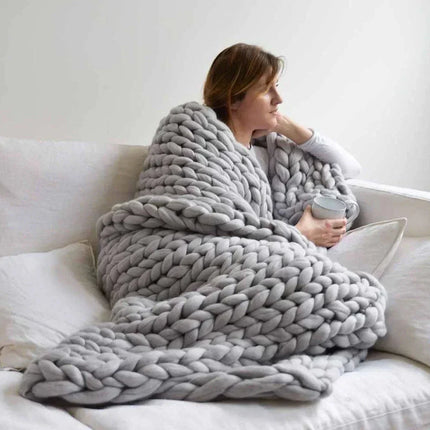 LuxeWool | DIY Chunky XL 1000g włoskiej wełnianej | Miękka tekstura dla przytulnych koców i poduszek | Idealny do działań dziewiarskich | Dodaj ciepło i styl do użytkowania w domu