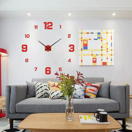 Nowoczesne | Elegancki, minimalistyczny zegar ścienny | Średnica 40 cm | Wysokiej jakości projekt | Idealny do salonu, kuchni, biura | Czytelna, wyraźna tarcza | Wymaga baterii AA