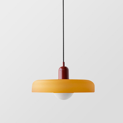 Lampa wisząca Bauhaus | Żywe kolorowe szkło | Nowoczesny design | Funkcjonalny wystrój domu | Energooszczędne oświetlenie do salonu, jadalni i sypialni
