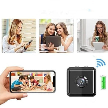 Inteligentna bezprzewodowa kamera bezpieczeństwa 1080P WiFi | Nadzór wewnętrzny i zewnętrzny | Kontrola aplikacji | Konstrukcja odporna na warunki atmosferyczne | Długi czas pracy baterii