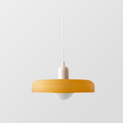 Lampa wisząca Bauhaus | Żywe kolorowe szkło | Nowoczesny design | Funkcjonalny wystrój domu | Energooszczędne oświetlenie do salonu, jadalni i sypialni