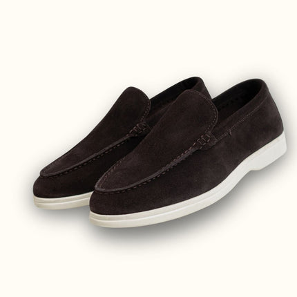 JASPER | duże lekkie mokasyny z miękkiego zamszu | Męskie eleganckie, stylowe buty | Wygodne noszenie przez cały dzień | Wszechstronny, klasyczny design