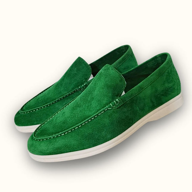 JASPER | duże lekkie mokasyny z miękkiego zamszu | Męskie eleganckie, stylowe buty | Wygodne noszenie przez cały dzień | Wszechstronny, klasyczny design