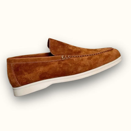 JASPER | duże lekkie mokasyny z miękkiego zamszu | Męskie eleganckie, stylowe buty | Wygodne noszenie przez cały dzień | Wszechstronny, klasyczny design