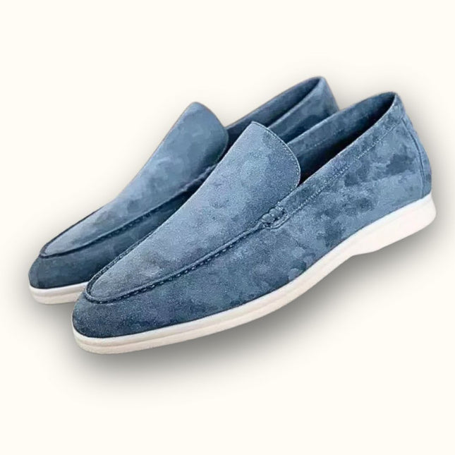 JASPER | duże lekkie mokasyny z miękkiego zamszu | Męskie eleganckie, stylowe buty | Wygodne noszenie przez cały dzień | Wszechstronny, klasyczny design