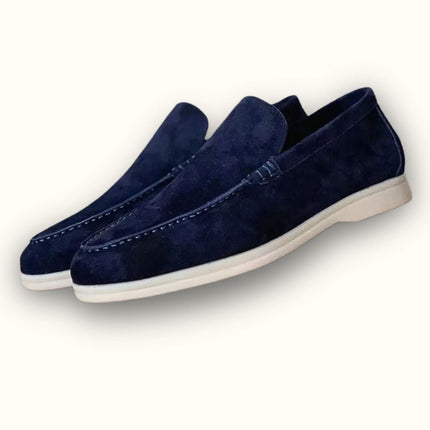 JASPER | duże lekkie mokasyny z miękkiego zamszu | Męskie eleganckie, stylowe buty | Wygodne noszenie przez cały dzień | Wszechstronny, klasyczny design
