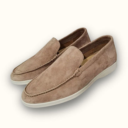 JASPER | duże lekkie mokasyny z miękkiego zamszu | Męskie eleganckie, stylowe buty | Wygodne noszenie przez cały dzień | Wszechstronny, klasyczny design