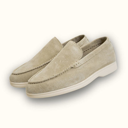 JASPER | duże lekkie mokasyny z miękkiego zamszu | Męskie eleganckie, stylowe buty | Wygodne noszenie przez cały dzień | Wszechstronny, klasyczny design