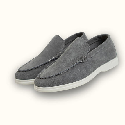 JASPER | duże lekkie mokasyny z miękkiego zamszu | Męskie eleganckie, stylowe buty | Wygodne noszenie przez cały dzień | Wszechstronny, klasyczny design