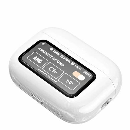 Słuchawki douszne z dotykowym dotykiem Wings z redukcją szumów | Bezprzewodowy Bluetooth 5.4 | Wbudowany Głośnik | Wodoodporność IPX4 | Dźwięk przestrzenny | Otwory na smycz | Redukcja rozmów przy uchu rozkładu | Ergonomiczna konstrukcja | Zasięg do 15 m