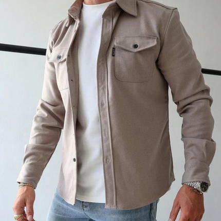 Męska wszechstronna koszulka wierzchnia | Jesienne odcienie kolorów | Wygodny i stylowy | Rozmiary S-4XL | Idealne do nakładania warstw | Łatwa pielęgnacja