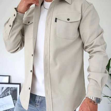 Męska wszechstronna koszulka wierzchnia | Jesienne odcienie kolorów | Wygodny i stylowy | Rozmiary S-4XL | Idealne do nakładania warstw | Łatwa pielęgnacja