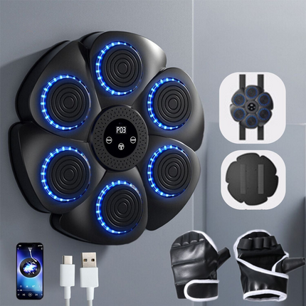 Inteligentny interaktywny trener boksu | Bluetooth włączony | Rodzinny sprzęt fitness z możliwością regulacji | Trwała konstrukcja | Rozwiązanie do ćwiczeń w domu