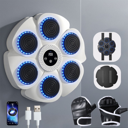 Inteligentny interaktywny trener boksu | Bluetooth włączony | Rodzinny sprzęt fitness z możliwością regulacji | Trwała konstrukcja | Rozwiązanie do ćwiczeń w domu