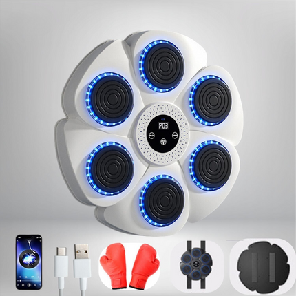 Inteligentny interaktywny trener boksu | Bluetooth włączony | Rodzinny sprzęt fitness z możliwością regulacji | Trwała konstrukcja | Rozwiązanie do ćwiczeń w domu