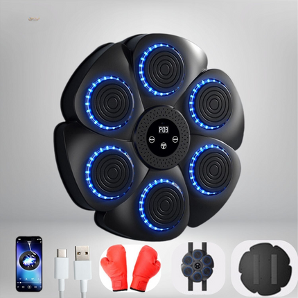 Inteligentny interaktywny trener boksu | Bluetooth włączony | Rodzinny sprzęt fitness z możliwością regulacji | Trwała konstrukcja | Rozwiązanie do ćwiczeń w domu