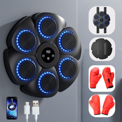 Inteligentny interaktywny trener boksu | Bluetooth włączony | Rodzinny sprzęt fitness z możliwością regulacji | Trwała konstrukcja | Rozwiązanie do ćwiczeń w domu